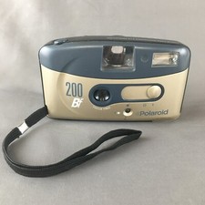 Polaroid 200 BF Focus Free Point and Shoot 35mm Film Camera w/Case Logic Bag