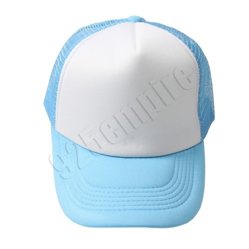 Men Women Foam Trucker Hat Mesh Cap Solid Color Lightweight  Adjustable Snapback - Bild 35 von 66