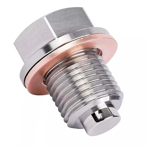 Für M14x1 5 Edelstahl Ölablassschraube mit eingebautem Magnet zum Schutz - Picture 10 of 10