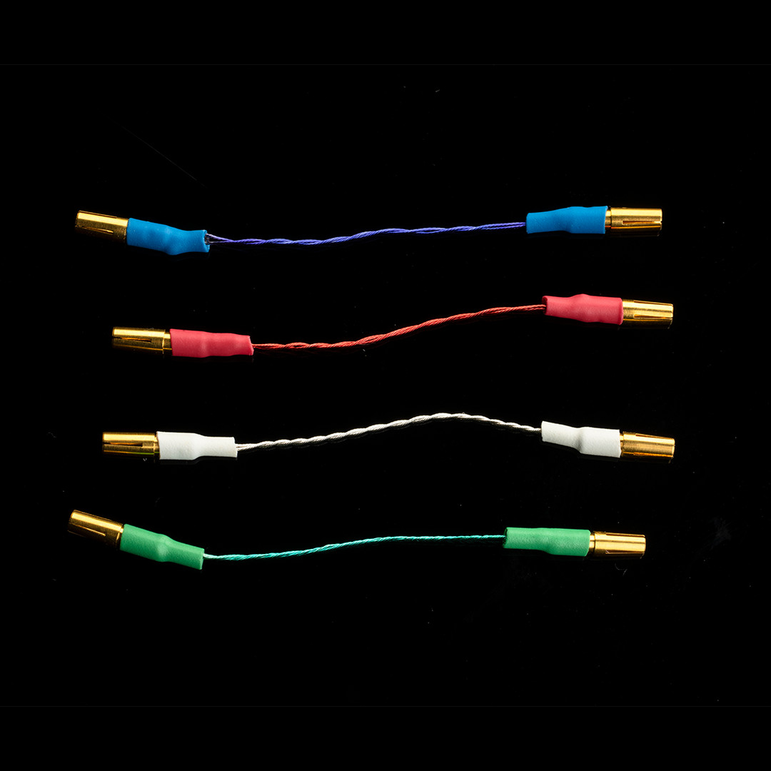 Pro-Ject Lead It Premium Silver Leads Cartridge Wires, set of 4.  DECO