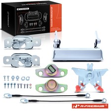 A-premium Metal Tailgate Hardware Rebuild Kit Wcable For Ford F-150 F-250 88-96