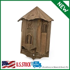 Wooden Bat House Large Wooden Castle Bat Outside Bat Box fr Outdoor Bat Shelter
