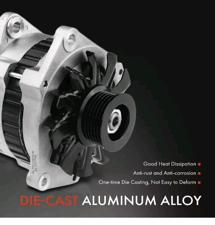 Alternator for Chevrolet Beretta Corsica 1994-1996 Buick Oldsmobile Pontiac 3.1L - Image 3 of 4