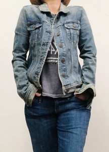 jaqueta jeans tamanho 12