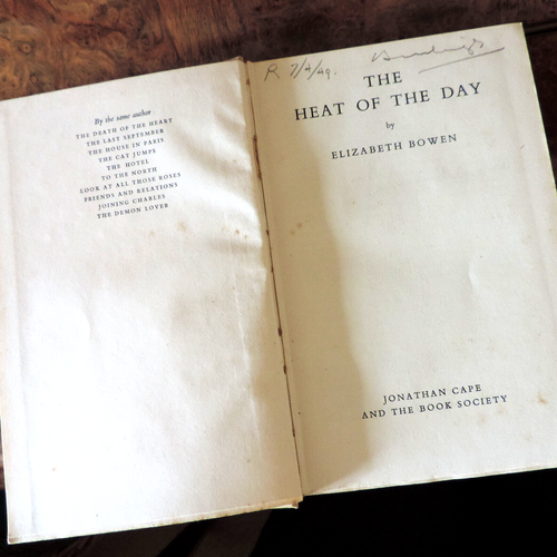 Elizabeth Bowen 'The Heat of the Day' signed by author, hard cover - Picture 13 of 14