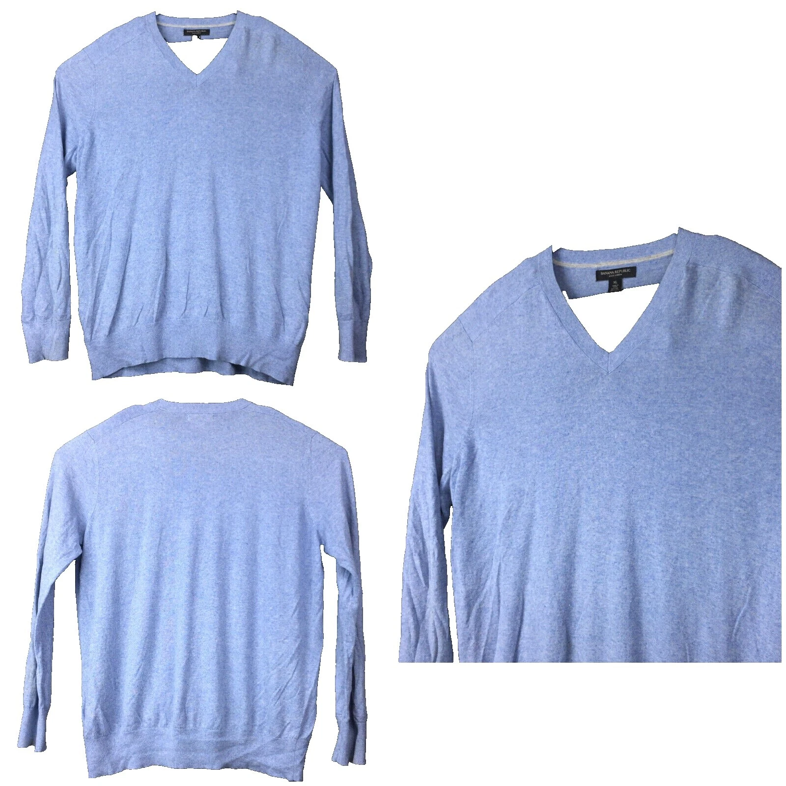 Banana Republic Regular Size XL Linen Sweaters for Men