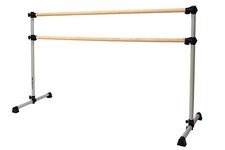 Ballet Barre BD72-W Portable 6ft Wood Double Bar-Stretch/Dance Bar-Vita Vibe NEW