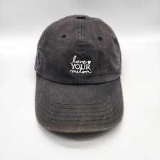 Love Your Melon Cap Hat Gray/Black Adjustable USA Made