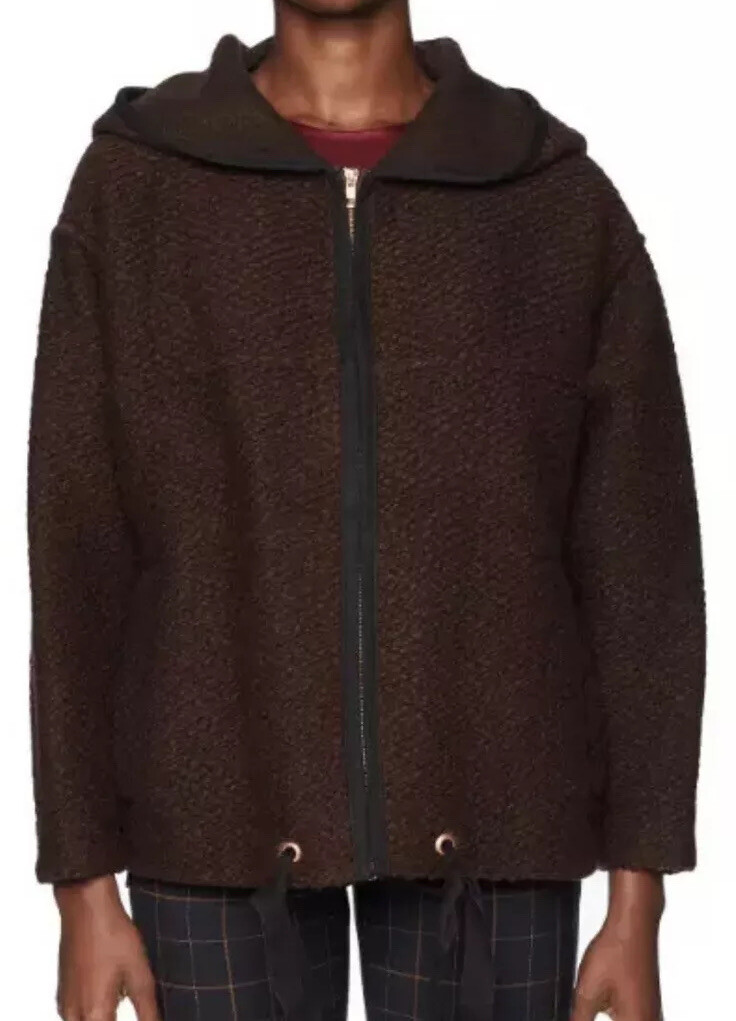 See by Chloe Women's Oversized Bomber in Brown Size 44 V7114 See by Chloe Women's Oversized Bomber in Brown Size 44 V7114