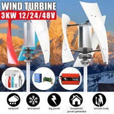 3KW Vertical Axis Maglev Wind Turbine Free Energy Household Low Speed Low Noise