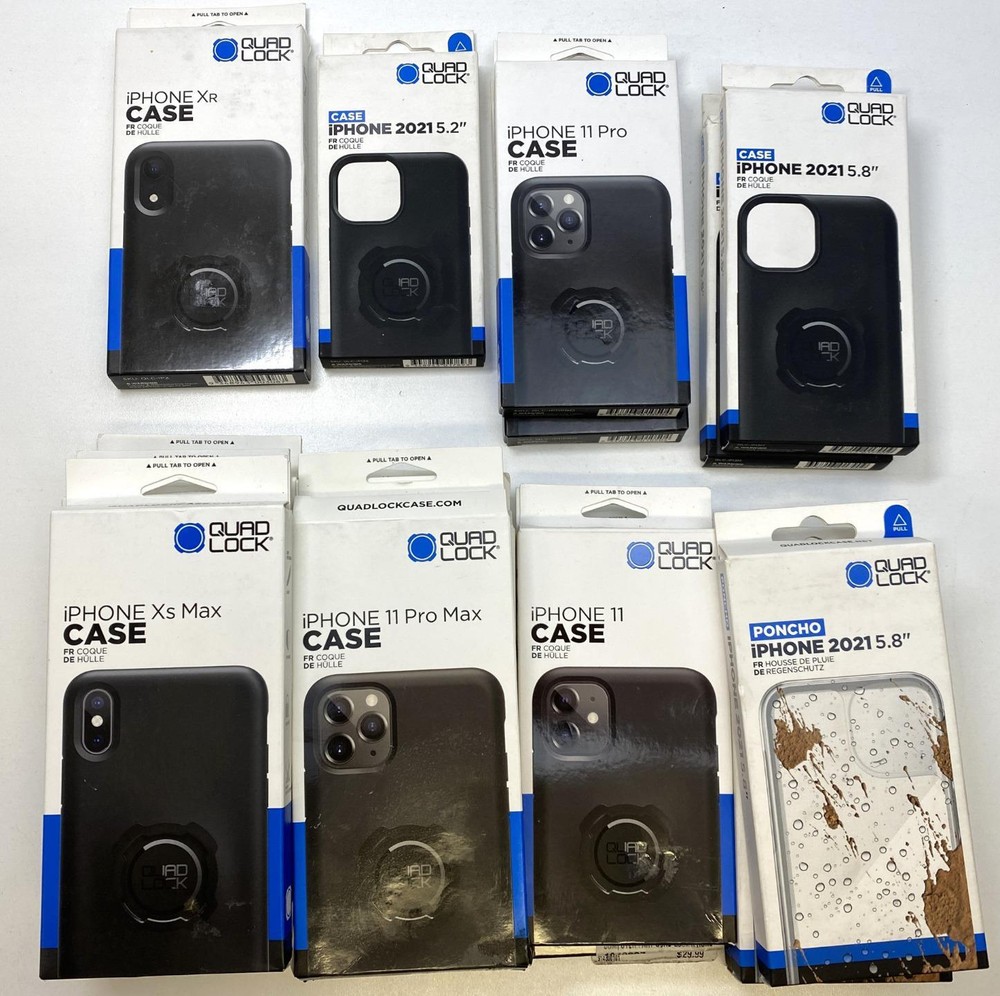 new QUAD LOCK iPHONE Cases multiple models Bike Kit and Accessories