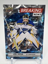 2024-25 Upper Deck Breaking News #BN24 Joel Hofer Blues