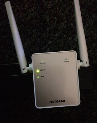 NETGEAR Ex6120 WiFi Range Extender 1200 Mbps Dual Band
