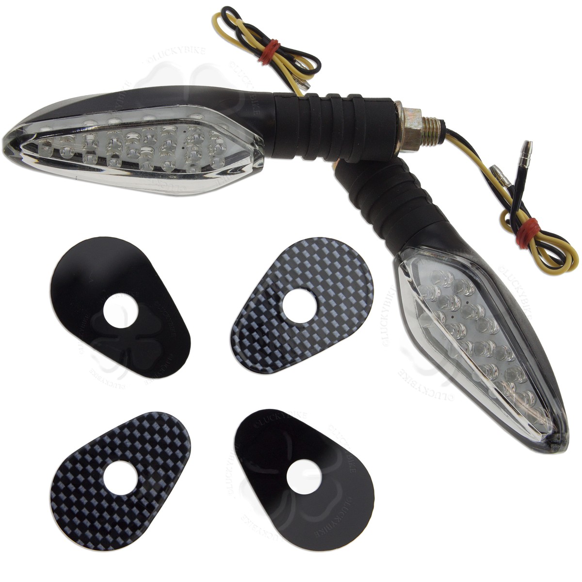 その他 B Arrow Stalk Turn Signal For Yamaha YZF R6 R1 Light Adapter Front