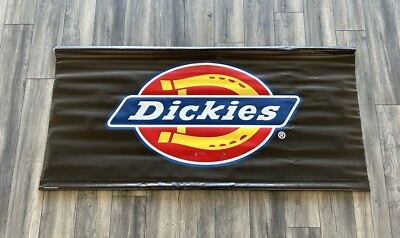 【Dickes ディッキーズ】プラスチック看板 6ft Retail Store Display Dickies Double Sided Banner Vinyl - 62 x