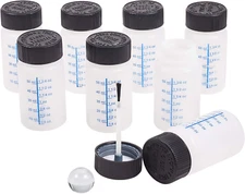 WANDIC Paint Touch up Bottles with Brush and Mixing Ball, 8 Pcs Touchup Paint Ap