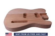 Unfinished Mahogany Guitar Body HH pickups Guitar Project Replacement Bolt on