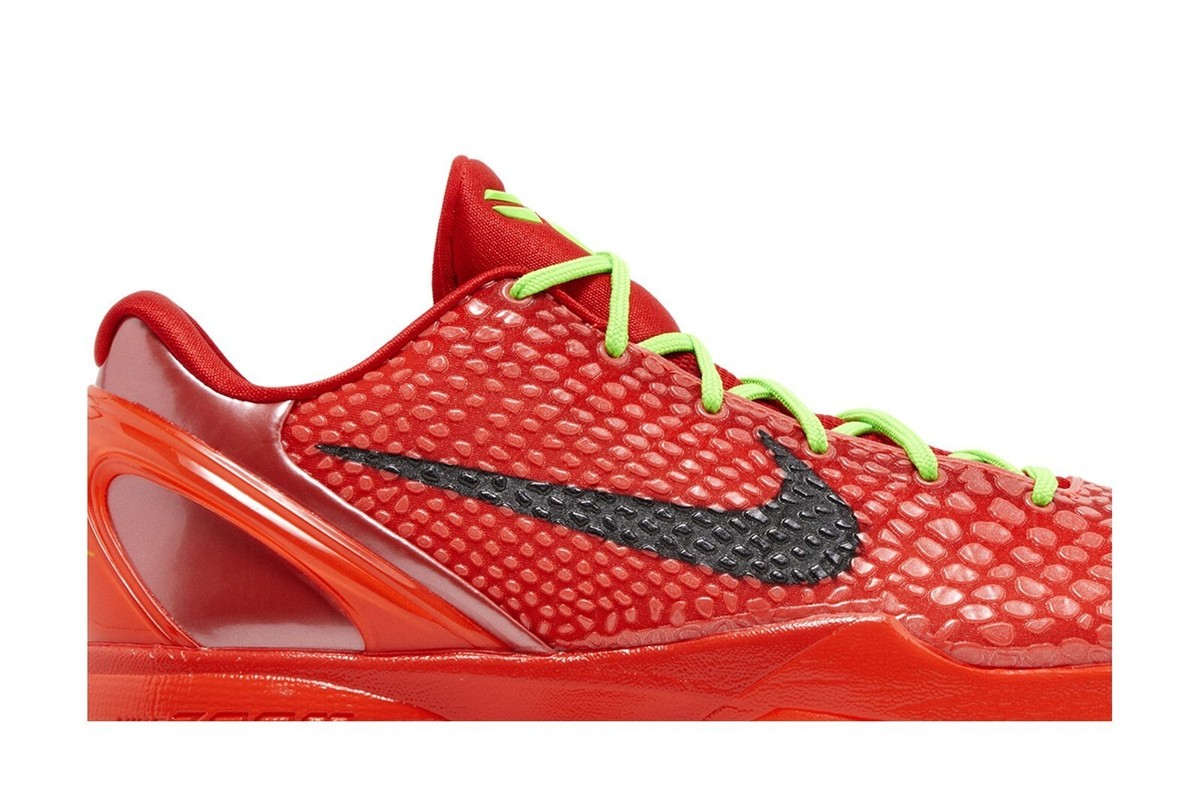 シューズ(男性用) Nike Kobe 6 Protro \"Reverse Grinch\" Nike Kobe VI 6 Protro Reverse Grinch FV4921-600 Men's Size