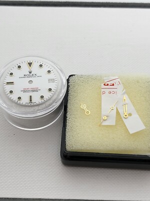 Rolex  Yachtmaster Dial & Hands ,White , Luminous, Model 68623  23mm 