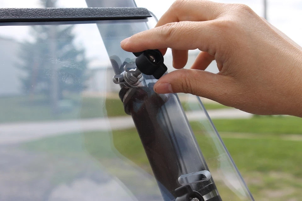 KAWASAKI MULE 4010/4000 (2009-2026) & 4010 Trans (2015-2026) FOLDING WINDSHIELD Foto 3 de 4