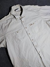 Vtg Carhartt Shirt Men XL Rugged Outdoor Wear Button Down Union USA Made Work