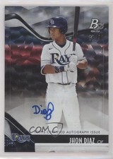 2021 Bowman Platinum Top Prospects Ice Pattern 20/50 Jhon Diaz #TOP-28 Auto 0u7