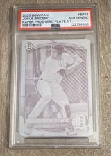 2025 Bowman Josue Briceno Magenta Printing Plate 1/1 1st 🔥🔥 PSA Authentic