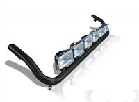 Edelstahl DachträGer + Rechteckig Spot Lampe FüR MAN Tgx 2015 + Euro6 Xlx Metall