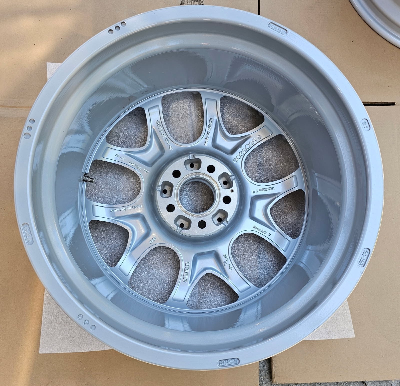 19 BRAND NEW BRABUS MONOBLOCK V ORIGINAL FACTORY OEM (1) SPARE WHEEL RIM GERMANY