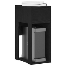Computerschrank mit Schublade Schwarz 30x44x74 cm
