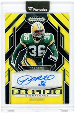 Leroy Butler Packers Signed 2025 Panini Prizm Black Gold Prizm #PS-LBR 3/10 Card