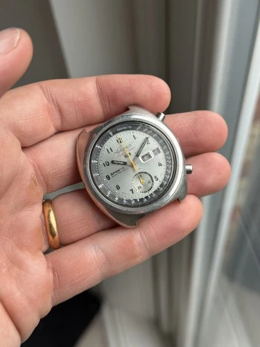 Vintage Seiko 6139-7010 Iceberg Chronograph From April 1970 - Running / Repairs