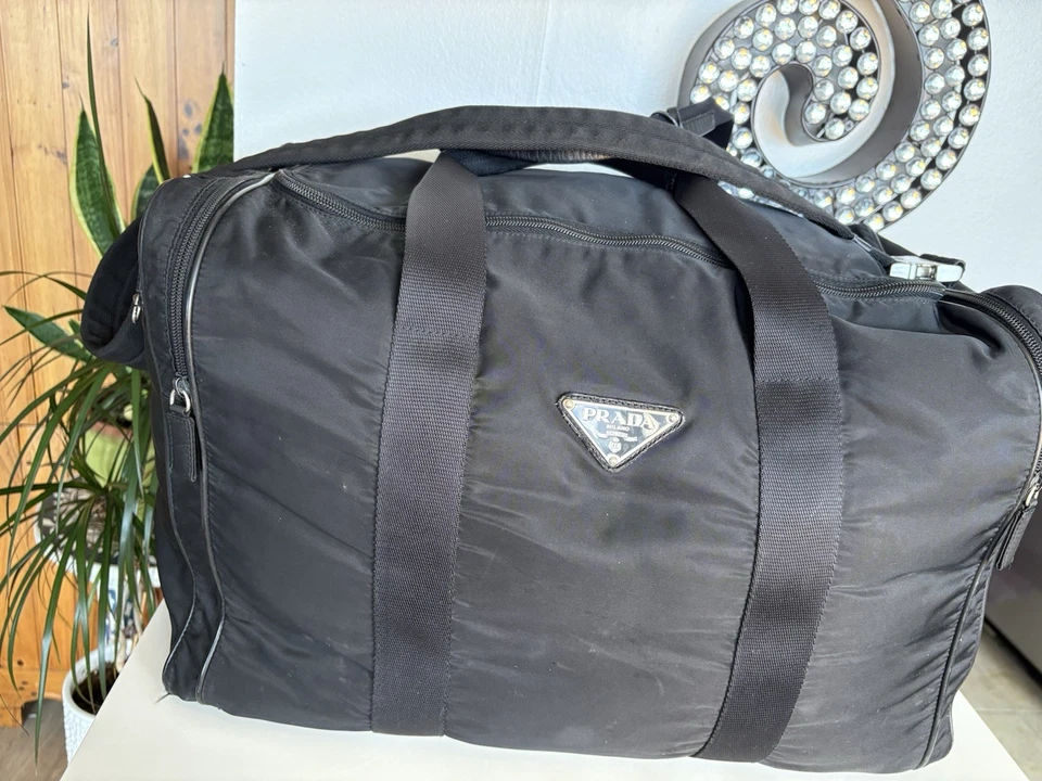 “Prada” Duffel Bag  & Lock & key - Image 2 of 4