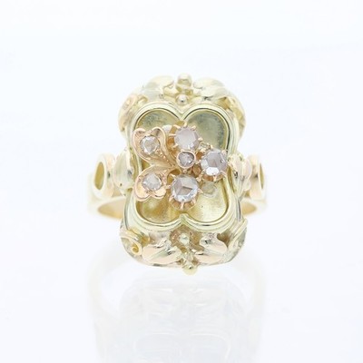 Diamanten Gold Ring 585 Gelbgold 14 Karat Deta Schmuck Top Preis