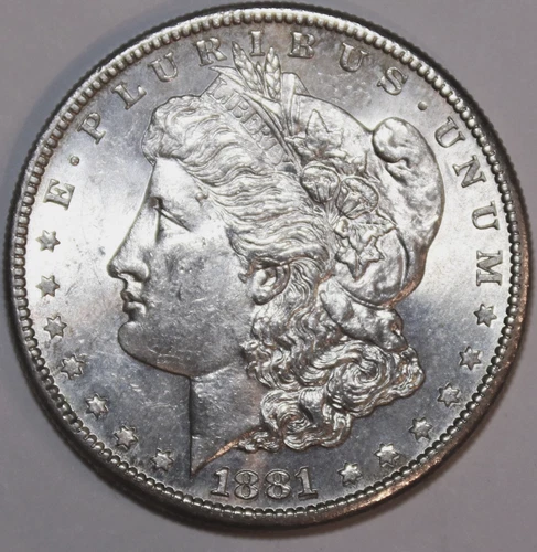 1881-S Silver Morgan Dollar CH BU - #4370D