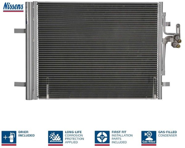 Nissens 940155 Kondensator FüR Klimaanlage Kondensator Klimaanlage-image