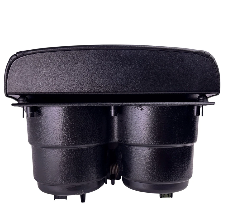 00-11 Cadillac Deville DTS Buick Lucerna Consola Delantera Portavasos Cuero Negro Foto 4 de 4