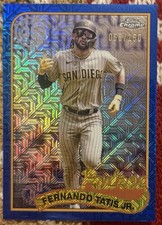 2024 Topps #2T89C-35 Fernando Tatis Jr. 1989 Topps Blue Mojo Refractor /150