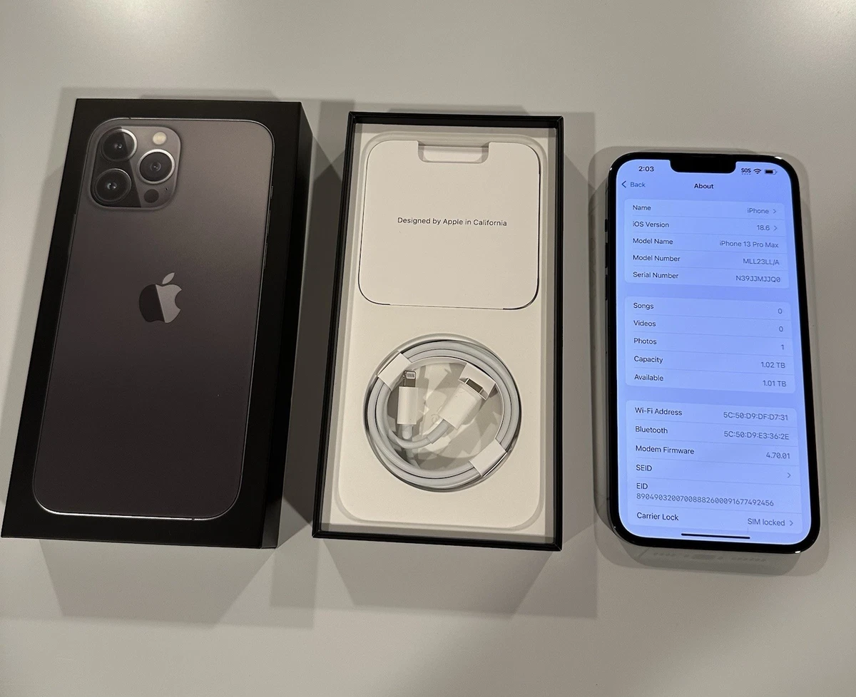 Apple iPhone 13 Pro Max 1TB for sale | eBay