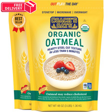 COACH'S OATS Organic Whole Grain Oatmeal 48 oz Pack of 48 Ounce Pack 2