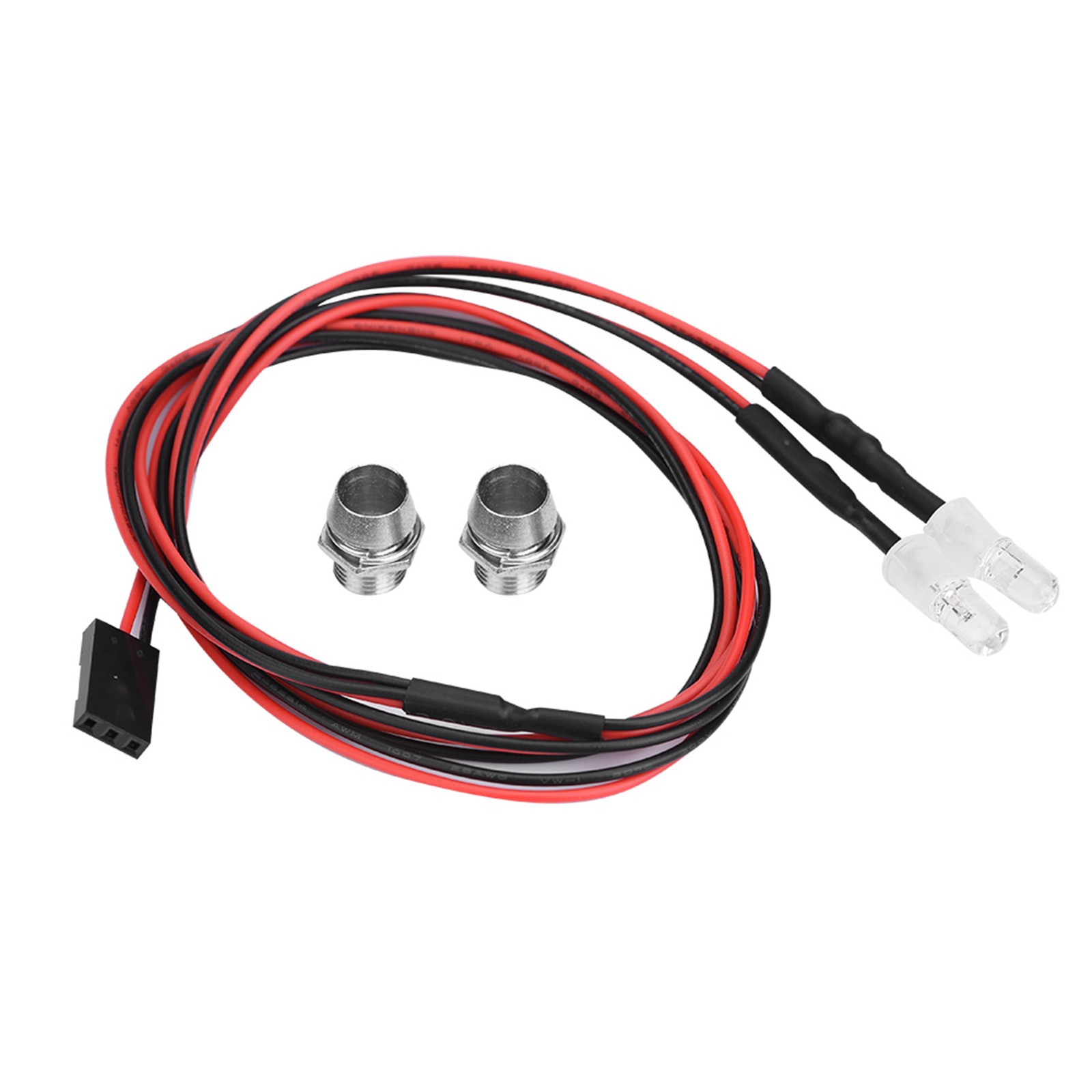 2PCS RC LED Light Bright 5mm Headlights For 1/10 Drift Car