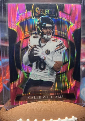 2025 Select Football Caleb Williams Pink Shock Prizm Concourse #73 Bears