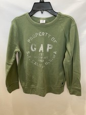 Boy's GAP Kids Green Sweatshirt Size Youth Medium 8 