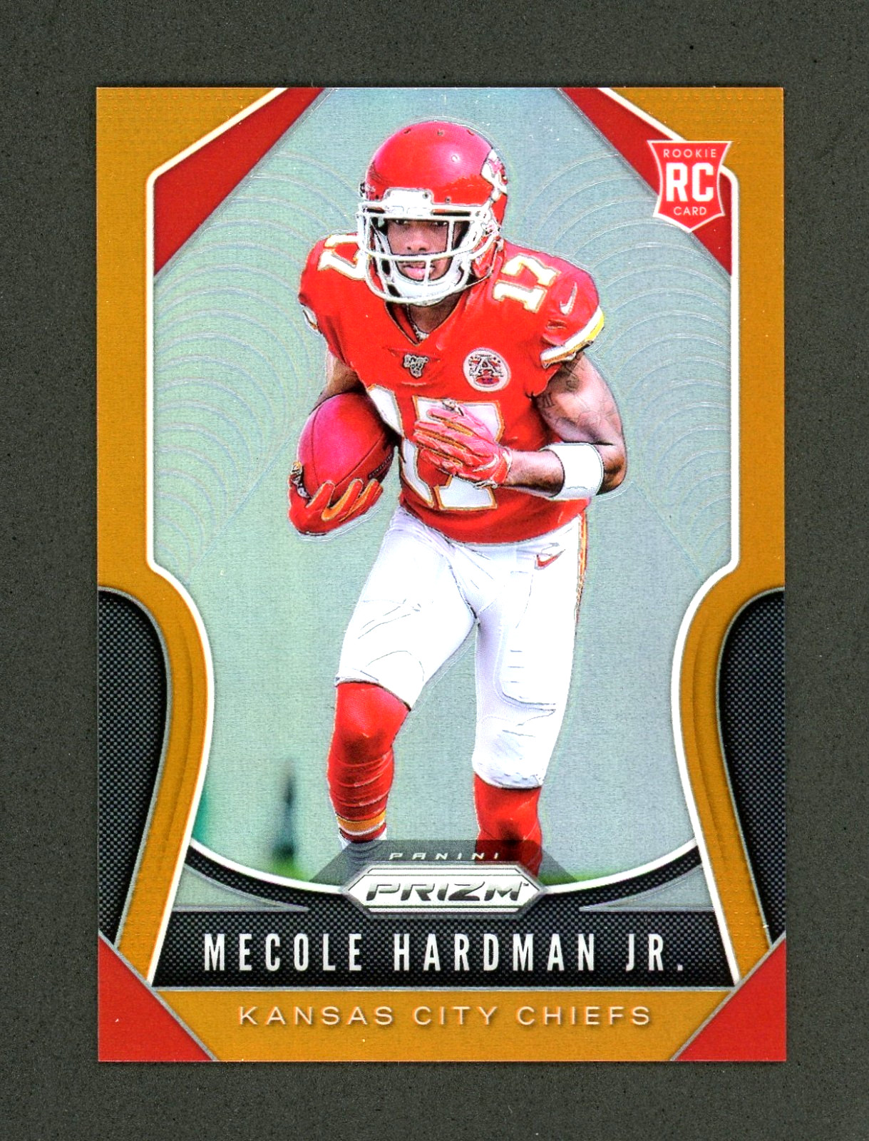 2019 Panini Mecole Hardman Jr Orange Prizm Rookie Card #345 - Buffalo - SP/249