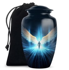 Angel Unique Large Urns for Ashes for Father Mother 10 Inch