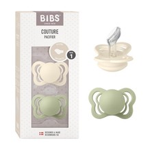 BIBS Pacifiers - Couture Collection BPA-Free Anatomical Nipple Silicone Made in