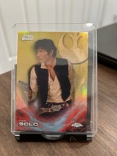 Han Solo 19/50 Topps Chrome Rare Gold Refractor Star Wars 2025