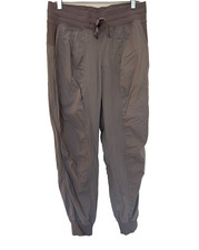 Lululemon Joggers Womens Light Gray Dance Studio Mid Rise Full Length Pockets