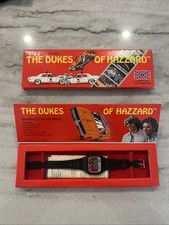 1981 UNISONIC THE DUKES OF HAZZARD LCD QUARTZ WATCH - NEW - Box
