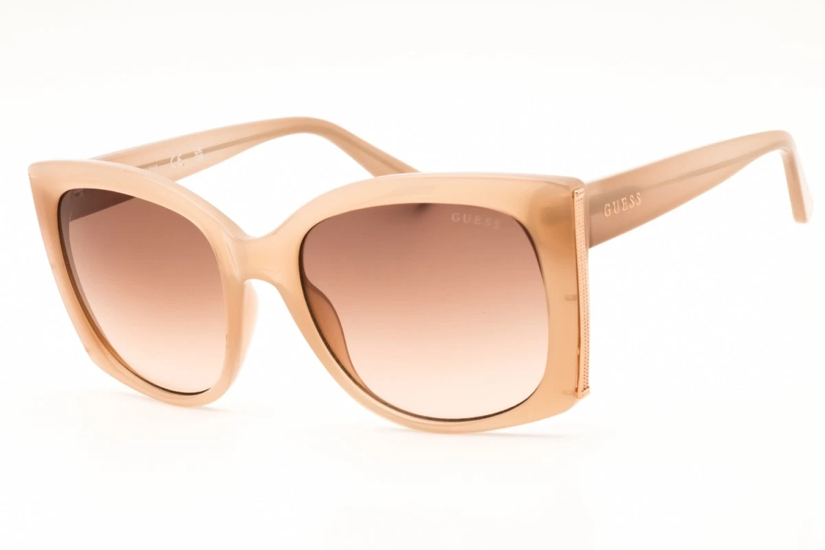 NWT GUESS GU7890 57F shiny beige Sunglasses GUESS Beige Plastic Frame Sunglasses for Women for sale | eBay main image 4